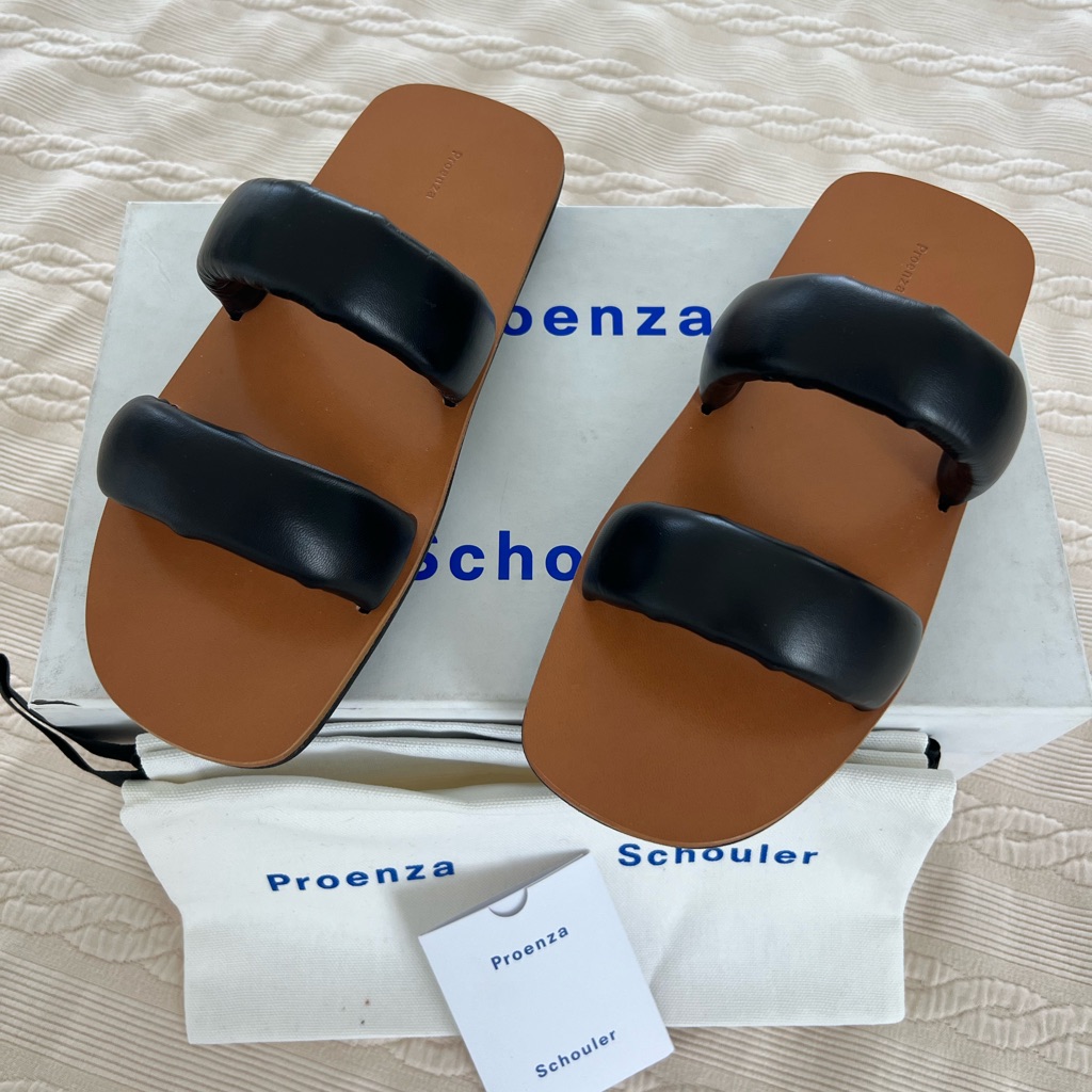 Proenza Schouler Women’s Mono Puffy Slide Sandals